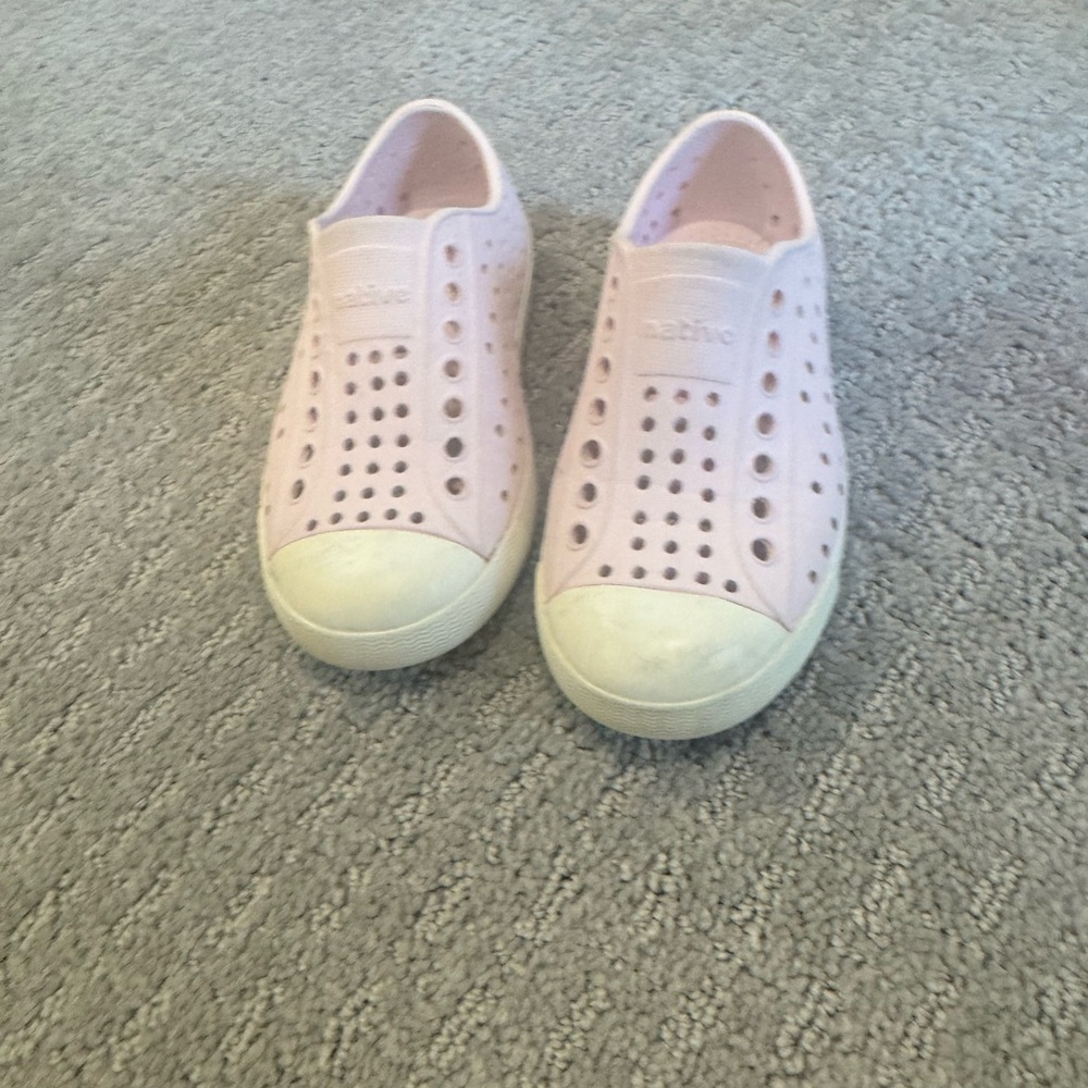 Native Pink Water Shoes with Perforated Design